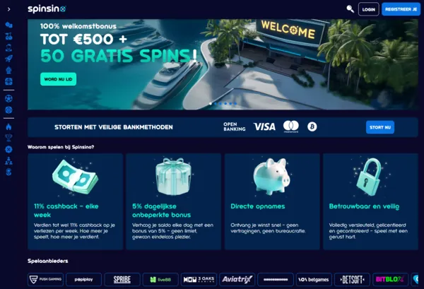 spinsino home page